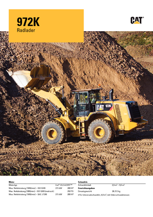 Kolové nakladače Caterpillar 972K