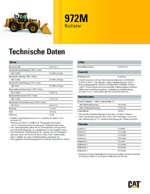 Kolové nakladače Caterpillar 972M