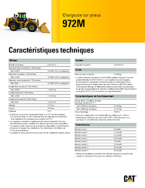 Kolové nakladače Caterpillar 972M