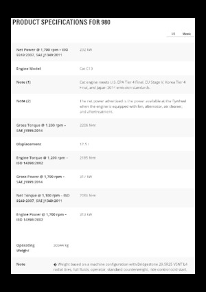 Kolové nakladače Caterpillar 980