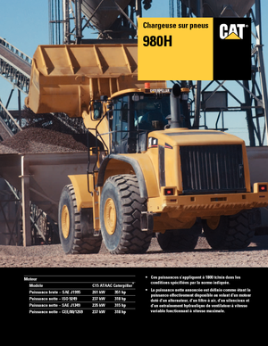 Kolové nakladače Caterpillar 980H