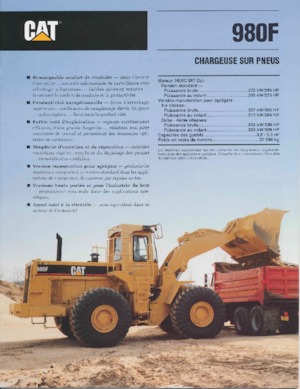 Kolové nakladače Caterpillar 980F