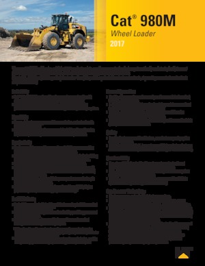 Kolové nakladače Caterpillar 980M