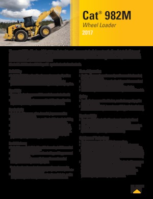 Kolové nakladače Caterpillar 982M