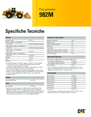 Kolové nakladače Caterpillar 982M