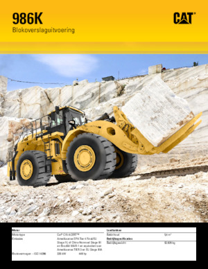 Kolové nakladače Caterpillar 986K
