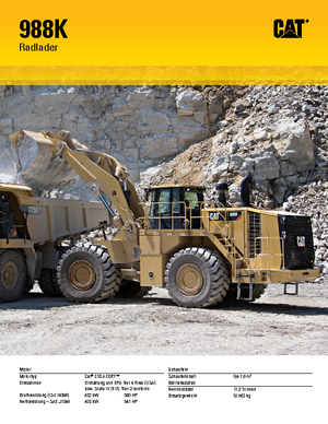 Kolové nakladače Caterpillar 988K