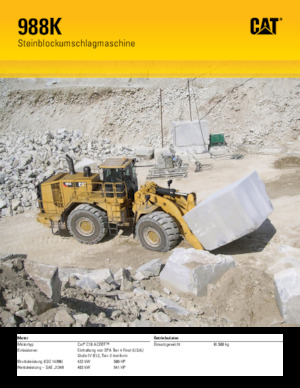 Kolové nakladače Caterpillar 988K