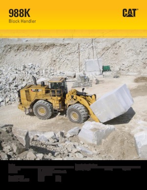 Kolové nakladače Caterpillar 988K