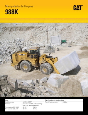 Kolové nakladače Caterpillar 988K