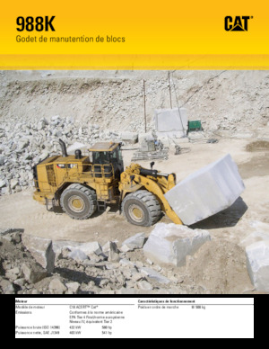 Kolové nakladače Caterpillar 988K