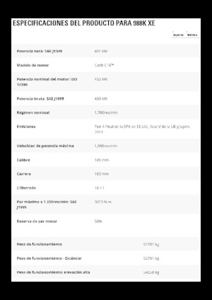 Kolové nakladače Caterpillar 988K XE