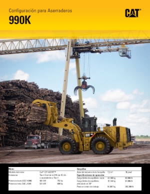 Kolové nakladače Caterpillar 990K