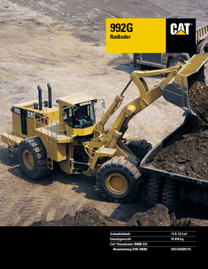 Kolové nakladače Caterpillar 992 G