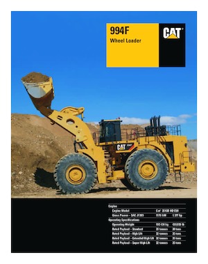 Kolové nakladače Caterpillar 994F
