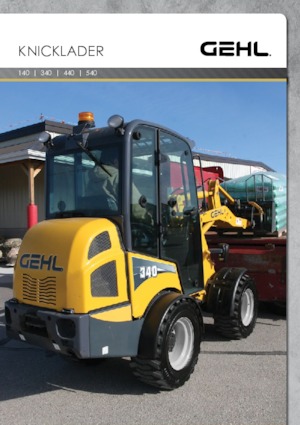 Kolové nakladače Gehl AL140