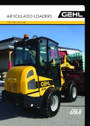 Kolové nakladače Gehl AL140