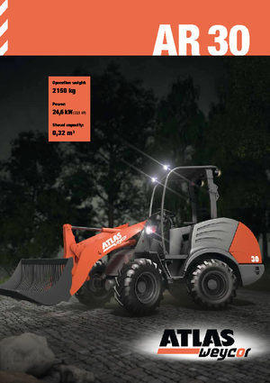 Kolové nakladače Atlas-weycor AR 30