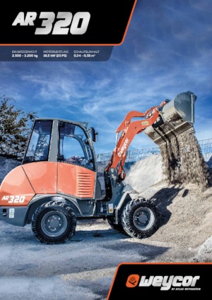 Kolové nakladače weycor AR 320