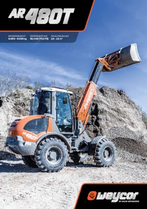 Kolové nakladače weycor AR 480 T