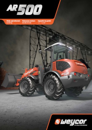 Kolové nakladače weycor AR 500