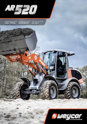 Kolové nakladače weycor AR 520