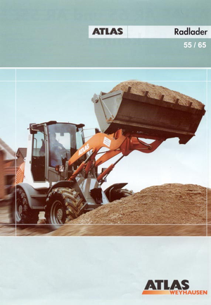 Kolové nakladače Atlas AR 55