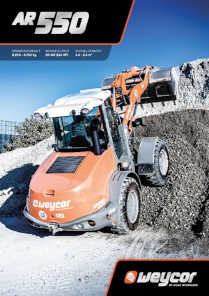 Kolové nakladače weycor AR 550