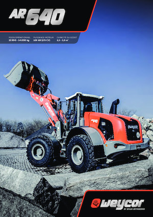 Kolové nakladače weycor AR 640