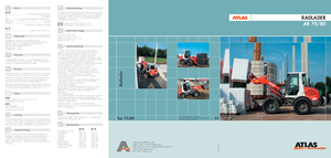 Kolové nakladače Atlas AR 70