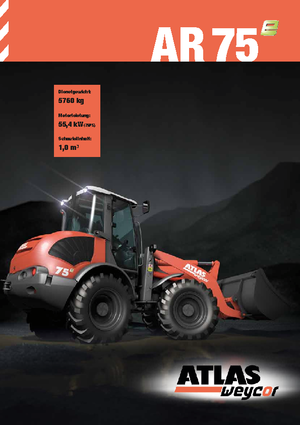 Kolové nakladače Atlas AR 75