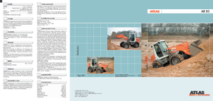 Kolové nakladače Atlas AR 85