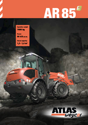 Kolové nakladače Atlas AR 85 E