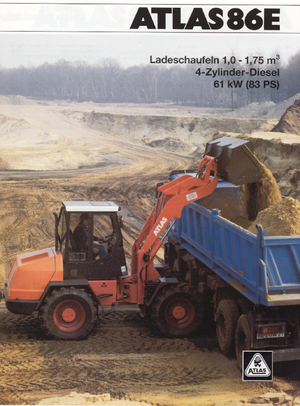 Kolové nakladače Atlas AR 86 E