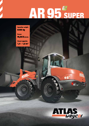 Kolové nakladače Atlas AR 95 E Super