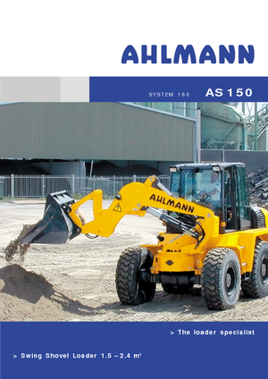 Kolové nakladače Ahlmann AS 150 e