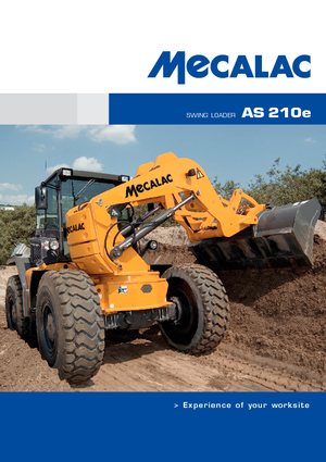 Kolové nakladače Mecalac AS 210 e
