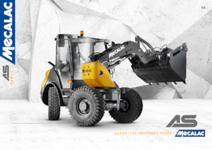 Kolové nakladače Mecalac AS1000