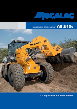 Kolové nakladače Mecalac AS210e