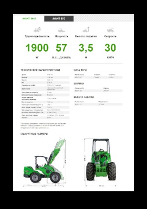 Kolové nakladače Avant Tecno Avant 860i