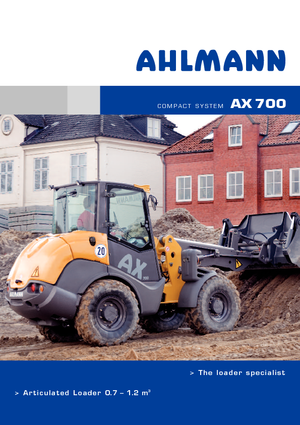 Kolové nakladače Ahlmann AX 700