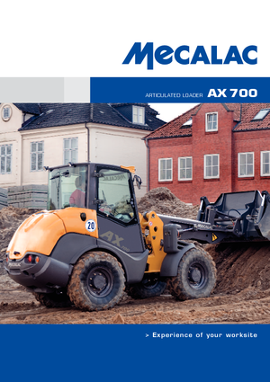 Kolové nakladače Mecalac AX 700