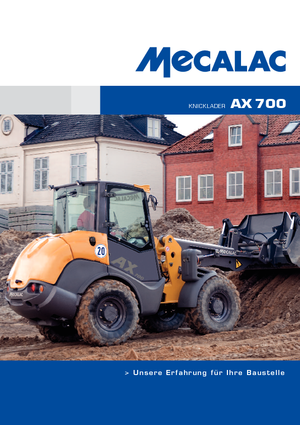 Kolové nakladače Mecalac AX 700