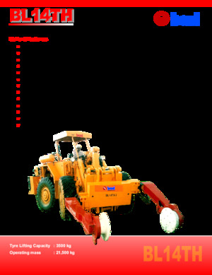 Kolové nakladače Beml BL14TH