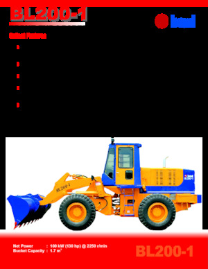 Kolové nakladače Beml BL200-1