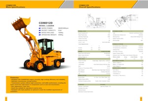 Kolové nakladače Lonking CDM858