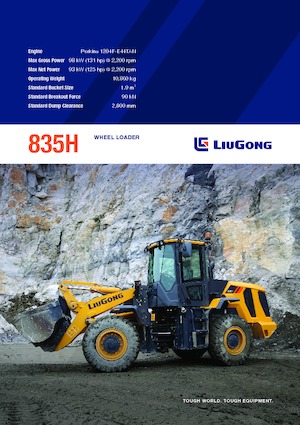 Kolové nakladače Liugong 835H