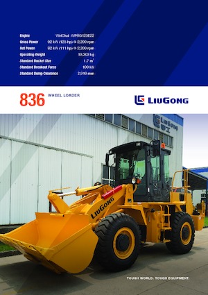Kolové nakladače Liugong 836 