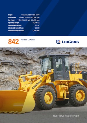 Kolové nakladače Liugong 842 