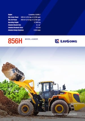 Kolové nakladače Liugong 856H